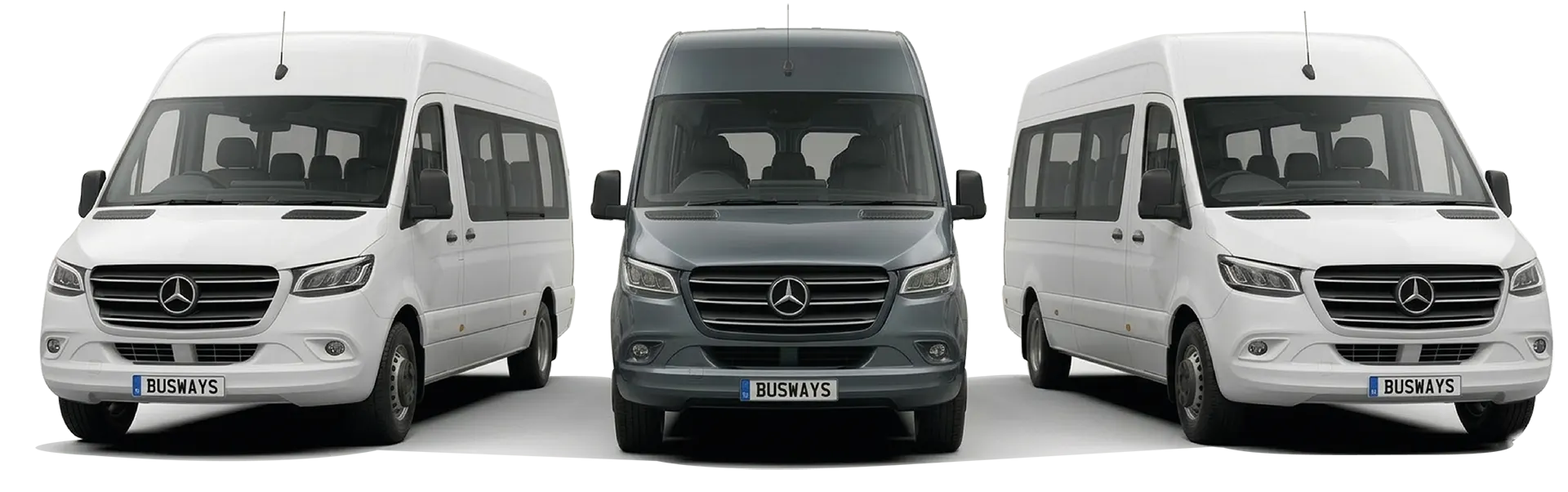 Busways modern minibus fleet available for travel and group hire